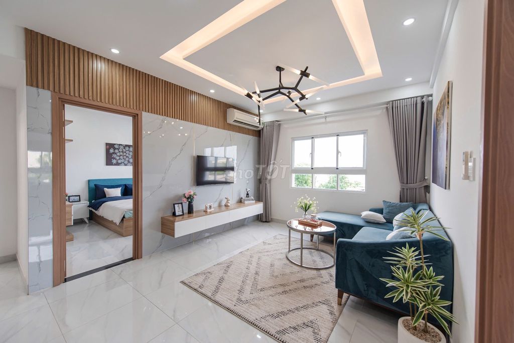 Conic Boulevard apartment, new house, two bedrooms, two toilets for renting 6.5 million.