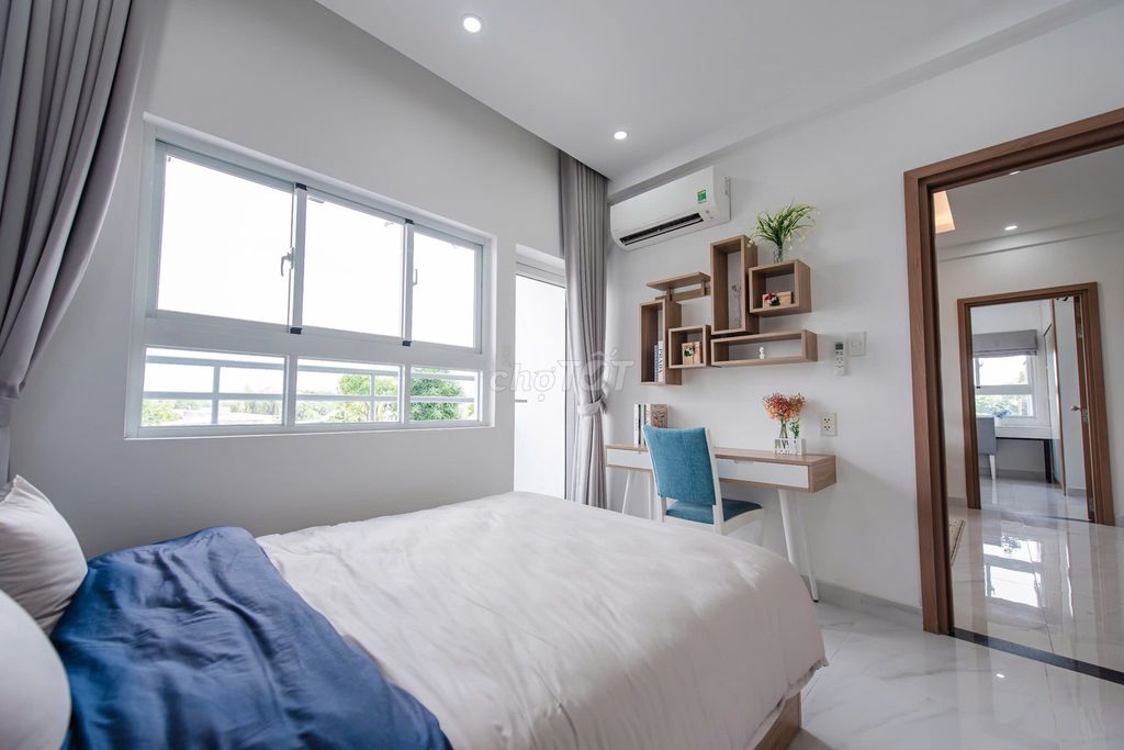 Conic Boulevard apartment, new house, two bedrooms, two toilets for renting 6.5 million.