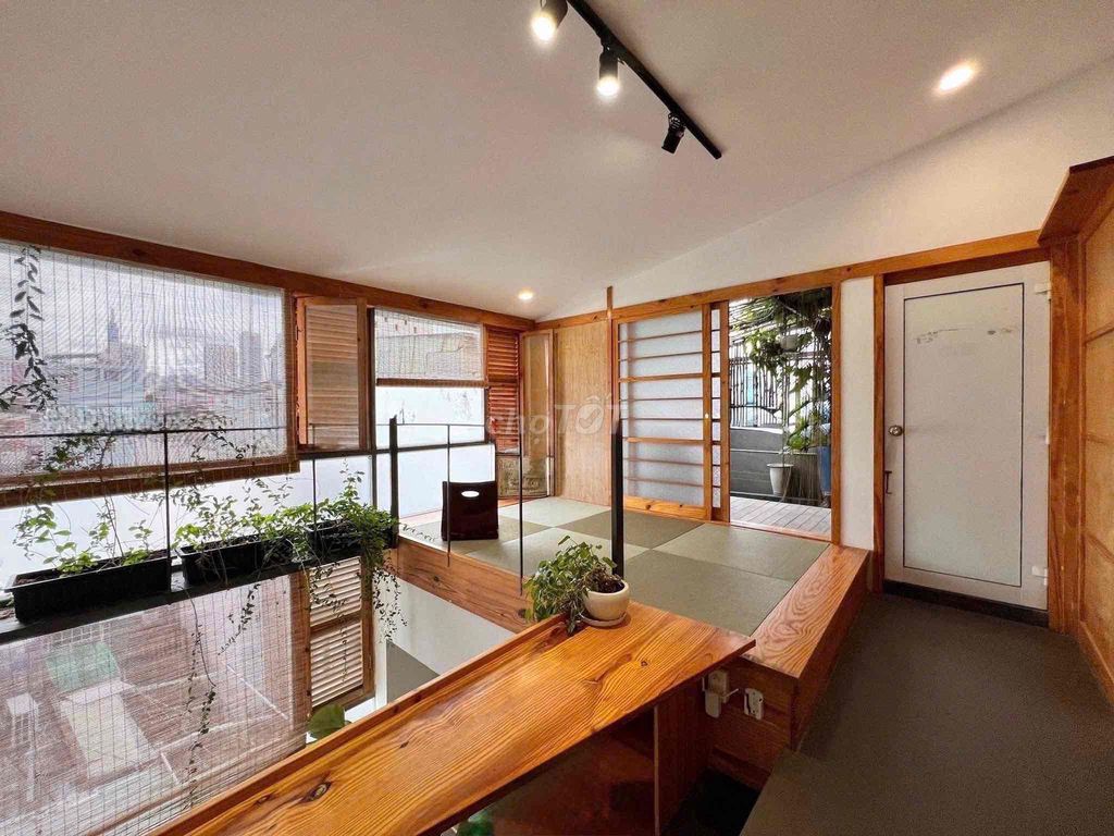 The apartment is full of furniture, guards, elevators.