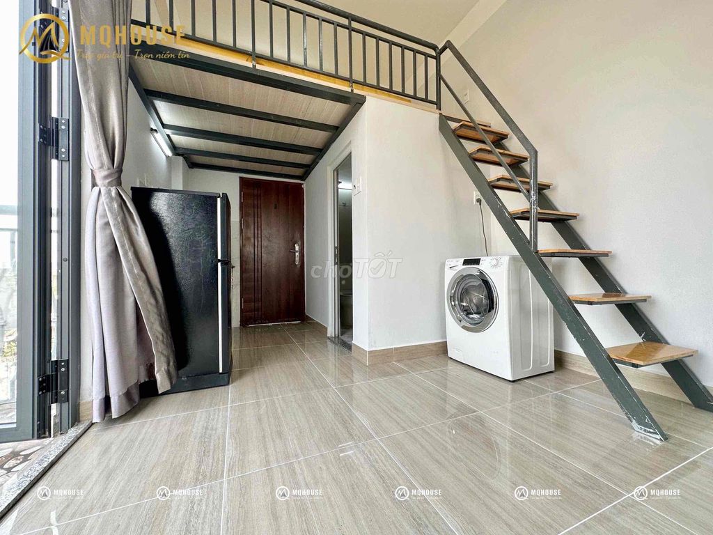 Mini building, protection 247, balcony, private washing machine, full interior bordering District 10