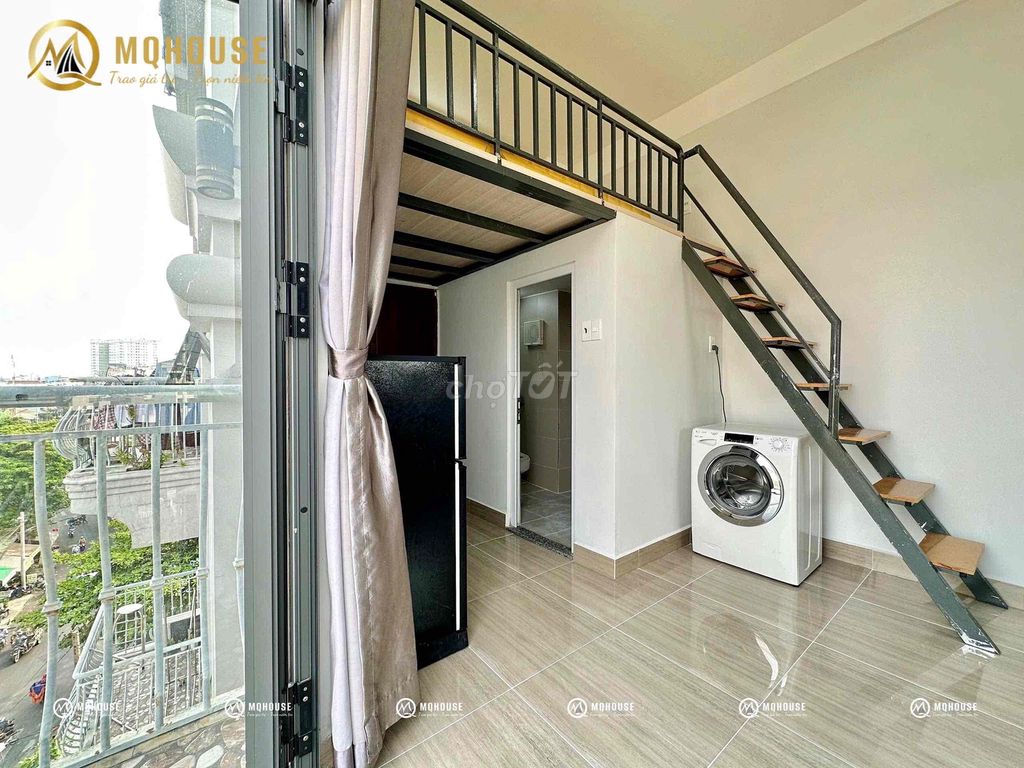 Mini building, protection 247, balcony, private washing machine, full interior bordering District 10