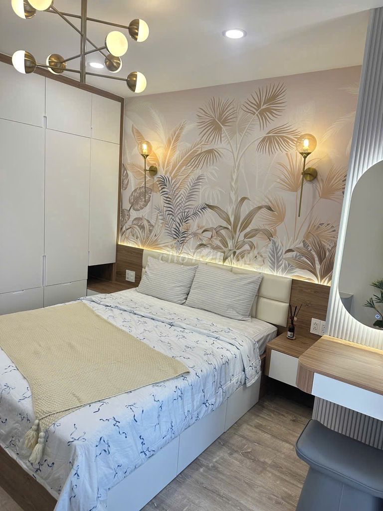 Rent a Scenic Valley apartment, pmh, District 7, cheap, full interior.