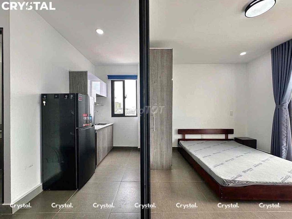 A large balcony bedroom - just Khuông Việt, near the shower.