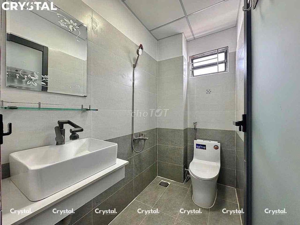 A large balcony bedroom - just Khuông Việt, near the shower.