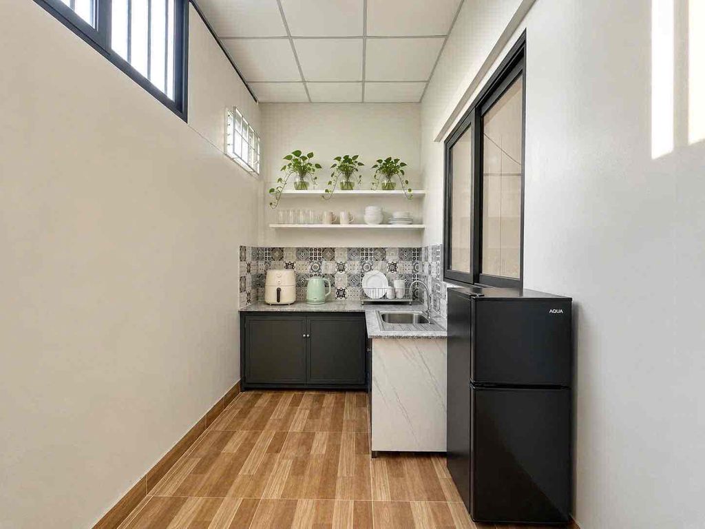 New apartment built a bedroom near the lotte District 7 full of Y-shaped furniture