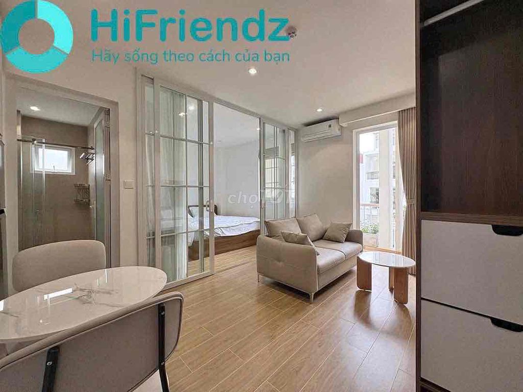 Open the studio. A high-end bedroom at T3-etown Station.