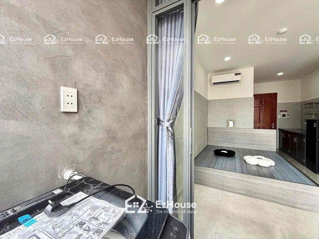 The full-salt balcony studio apartment, the 100 percent new washing machine window.