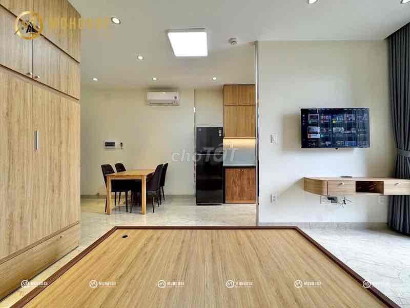 the balcony apartment - full interior - right Nguyễn Sơn - semi-frequency