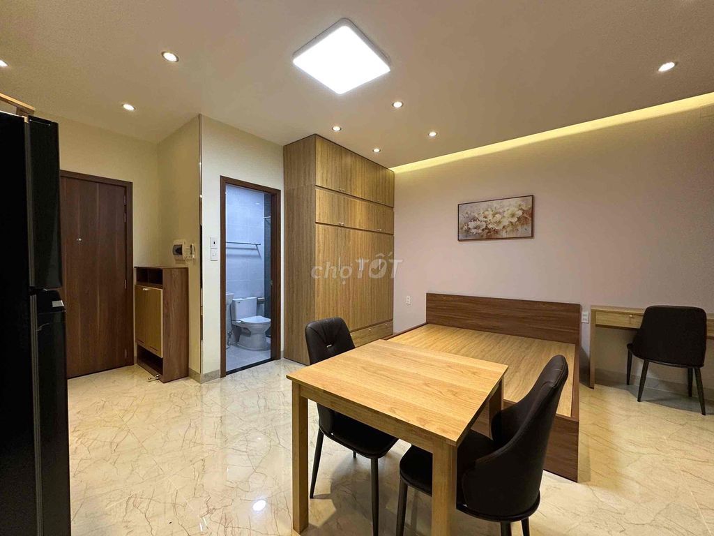 the balcony apartment - full interior - right Nguyễn Sơn - semi-frequency