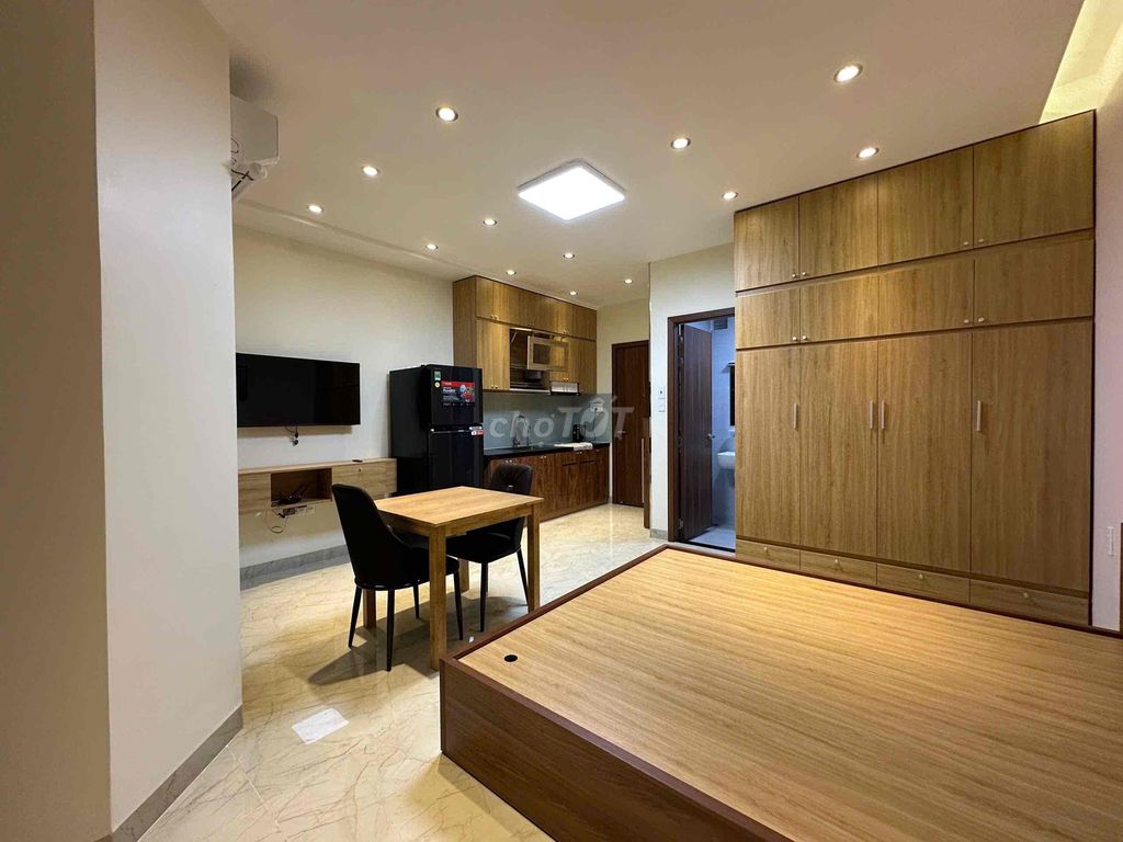 the balcony apartment - full interior - right Nguyễn Sơn - semi-frequency