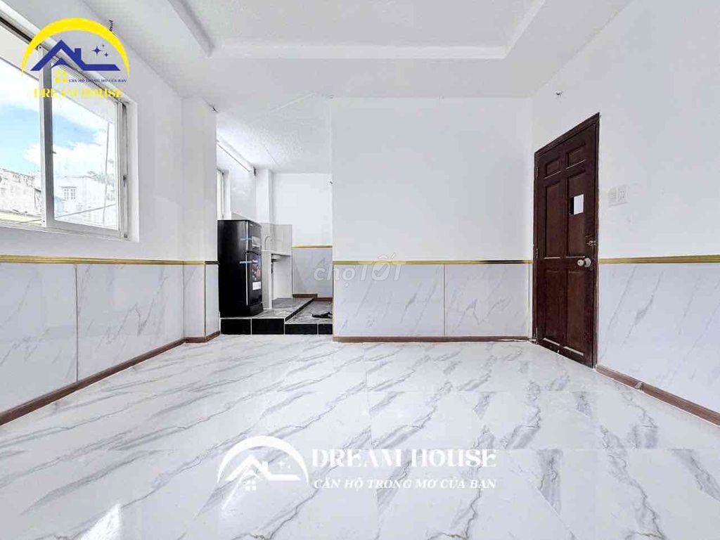 studio apartment - sky window full interior - Tân Phú - super wide