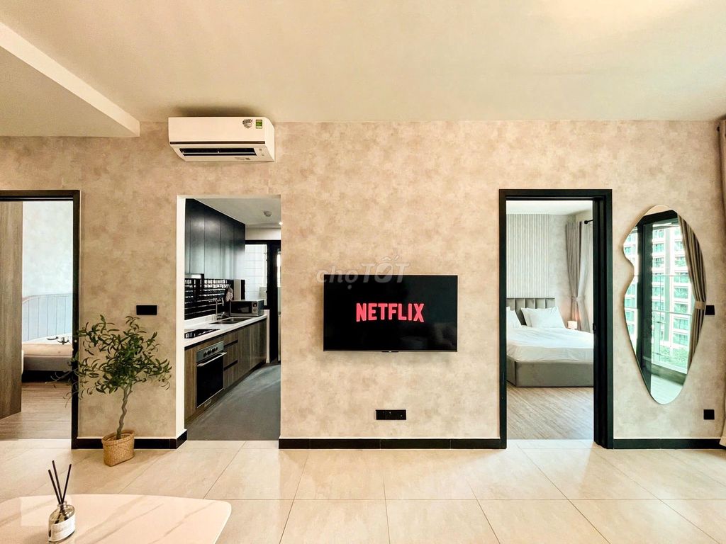Rent the apartment, 95 meters, 3 bedrooms, 2 toilets, 19 million.