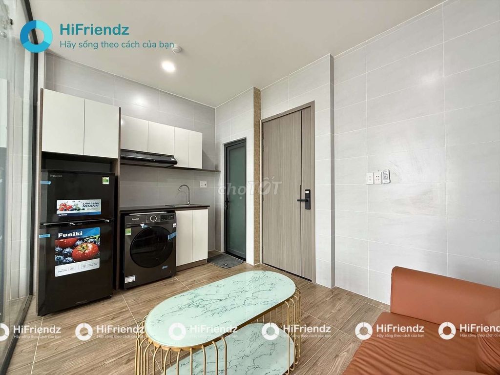 Rent the Vườn Lài An Phú Đông balcony apartment near the mountain bridge