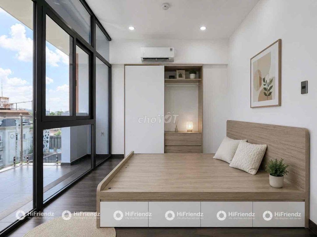 Open the new apartment. One bedroom. Watch the fireworks near the stiletto.