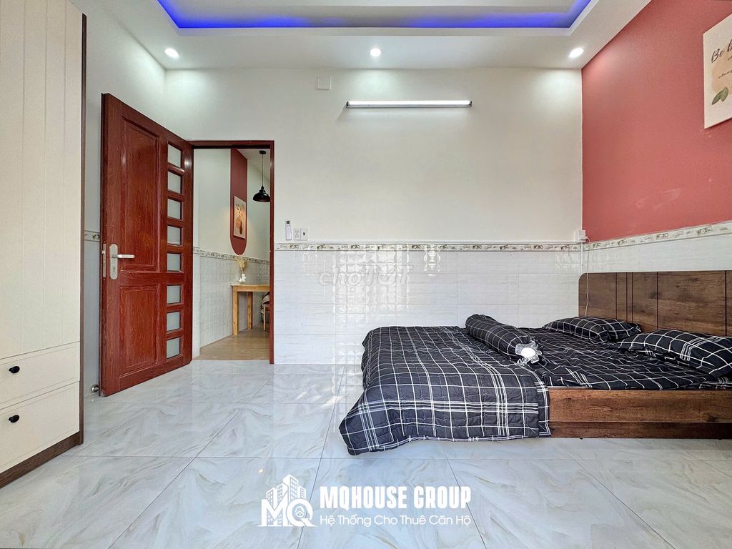 Room 1 Bancolny bedroom 35 m 01 01 Phạm Văn Bạch, Full interior, with private washing machines
