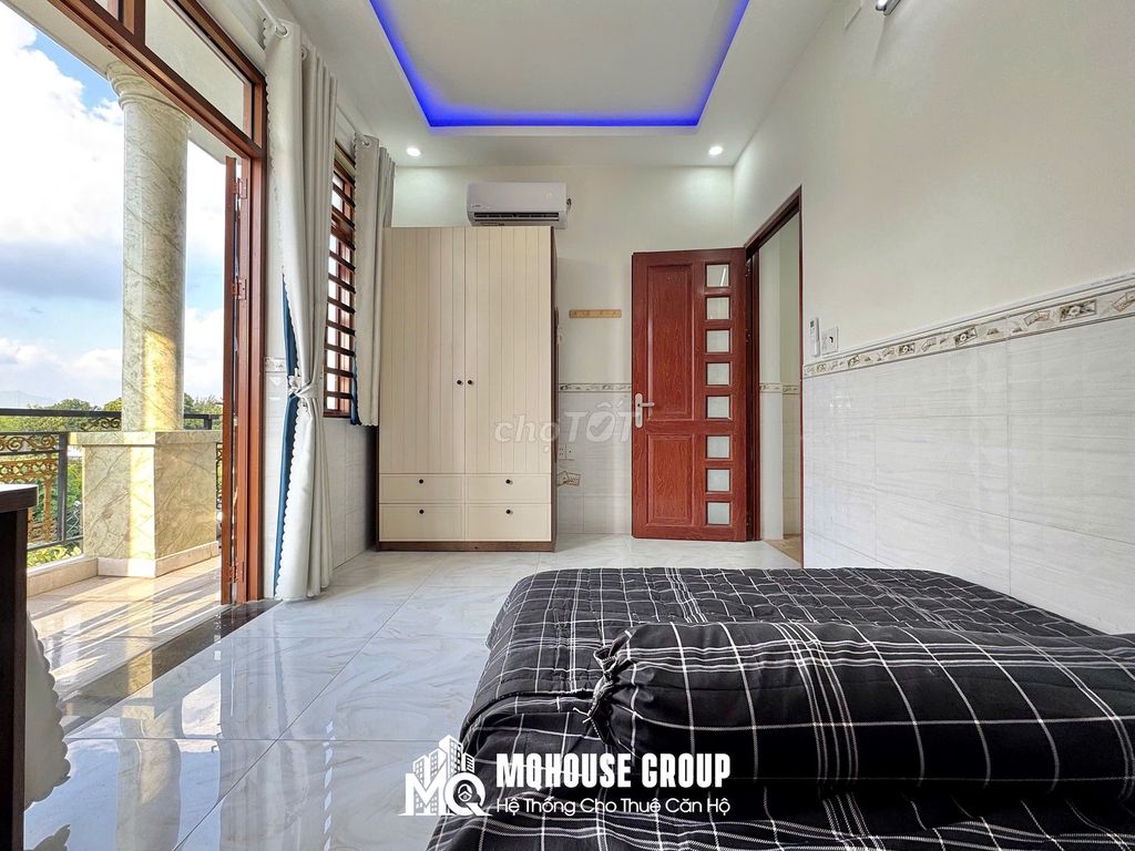 Room 1 Bancolny bedroom 35 m 01 01 Phạm Văn Bạch, Full interior, with private washing machines