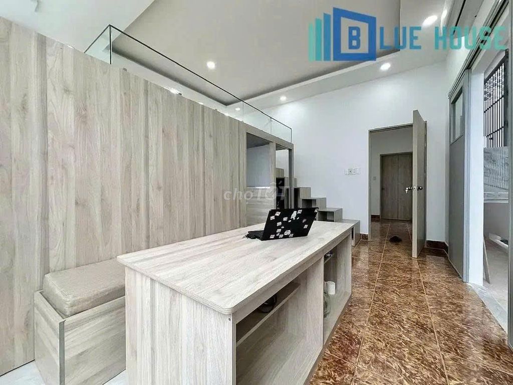 In one bedroom plus 40 m2 Full interior, private washing machine Nguyễn Phúc Chu, Bancol