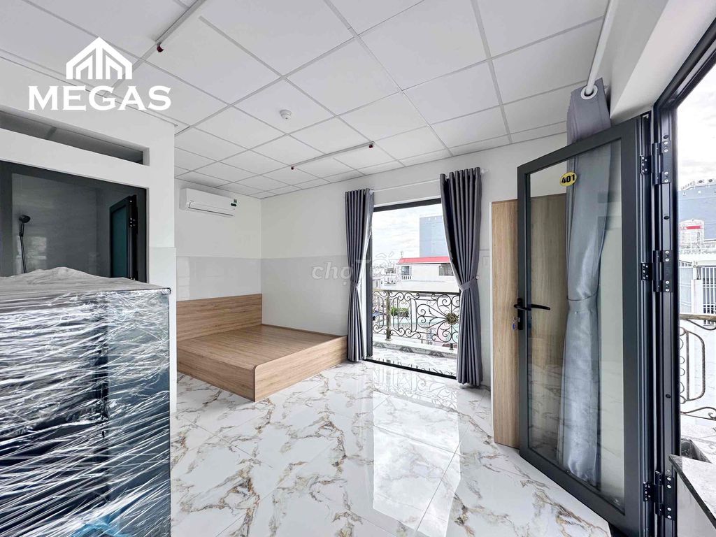 Rent apartment 2 open balcony_30 m2_nem right behindart Gò Vấp