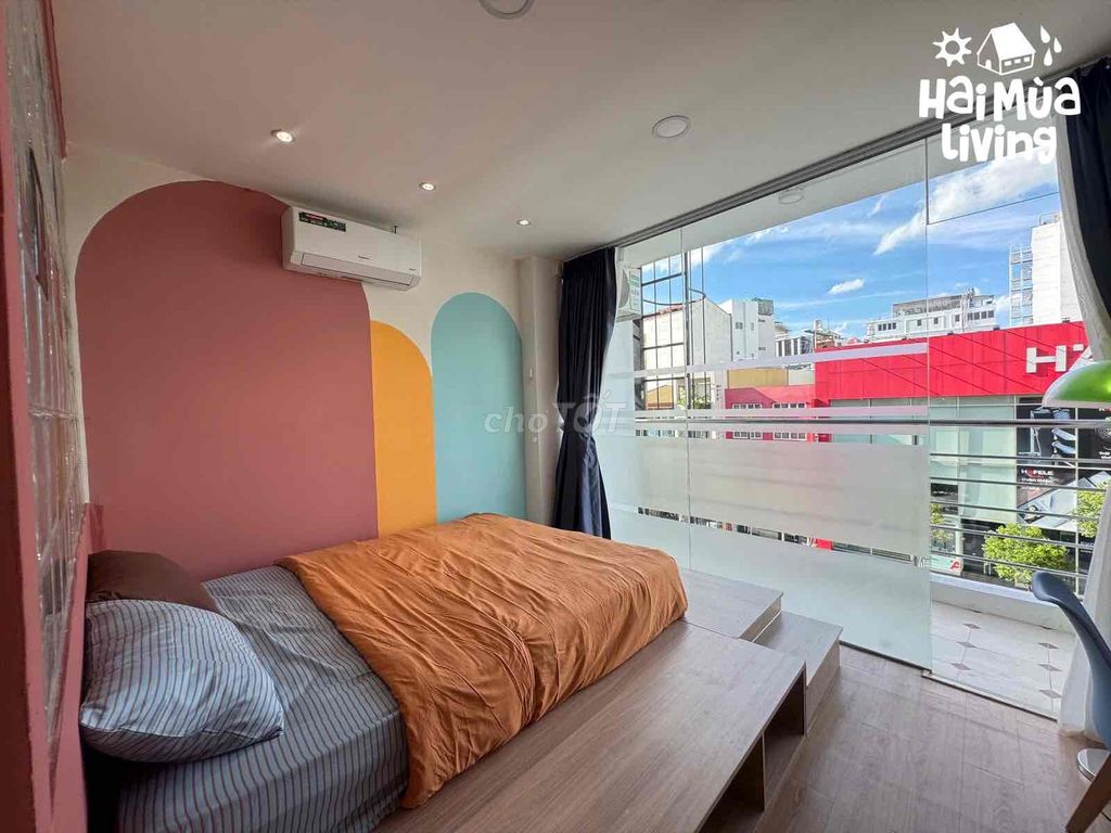 apartment 1 balcon bedroom full new furniture 100% Nguyễn Văn Trỗi Phú Nhuận Justice
