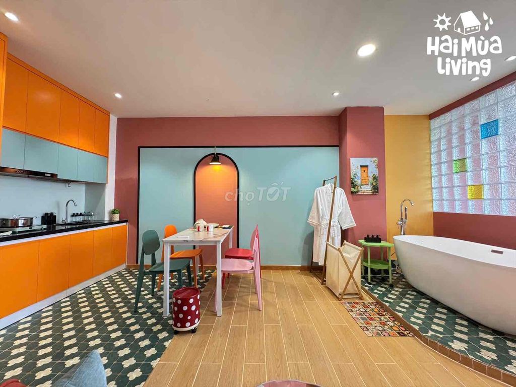 apartment 1 balcon bedroom full new furniture 100% Nguyễn Văn Trỗi Phú Nhuận Justice