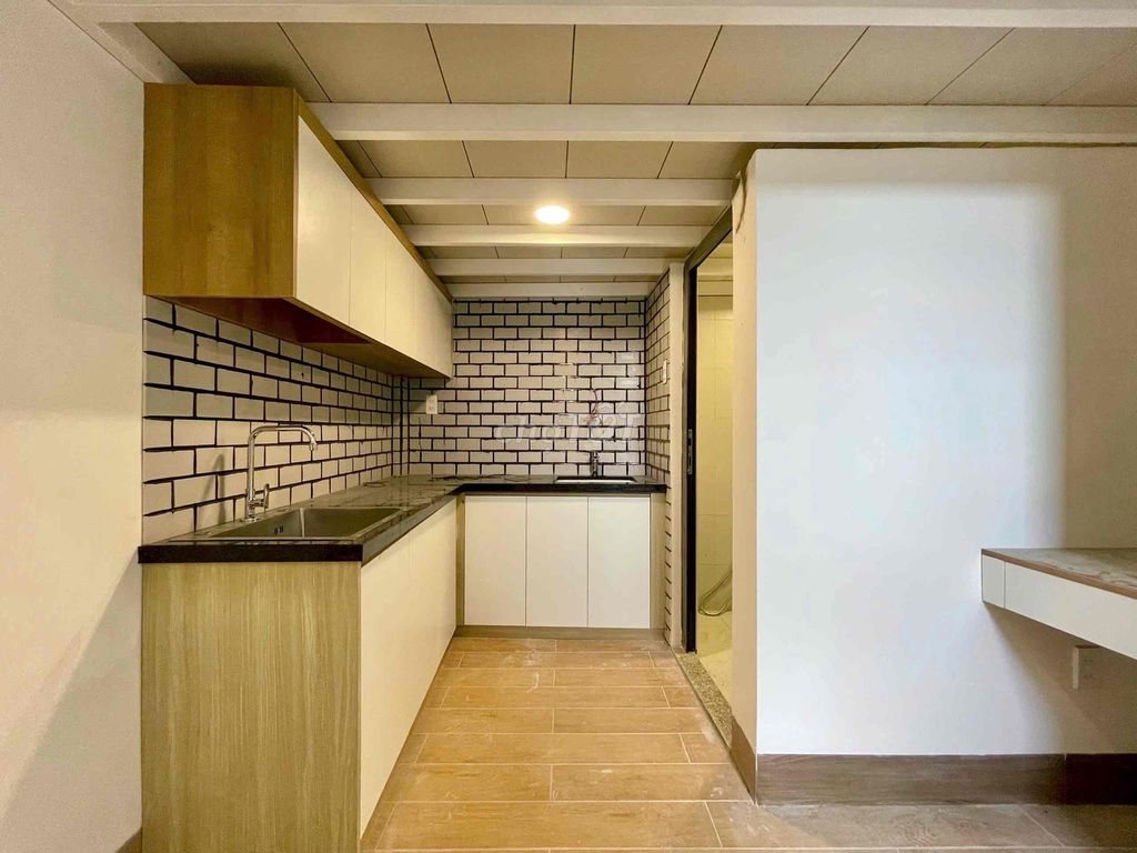 The 59 Gò Vấp 20m2 service apartment is 100 percent full of its 4.9 million - wide garage.