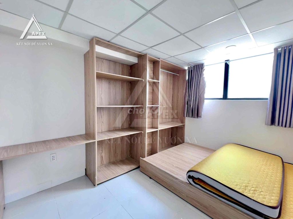 Clear. Two bedrooms. 55 meters. Right at Phan Đăng Lưu. Bình Thạnh near the market.