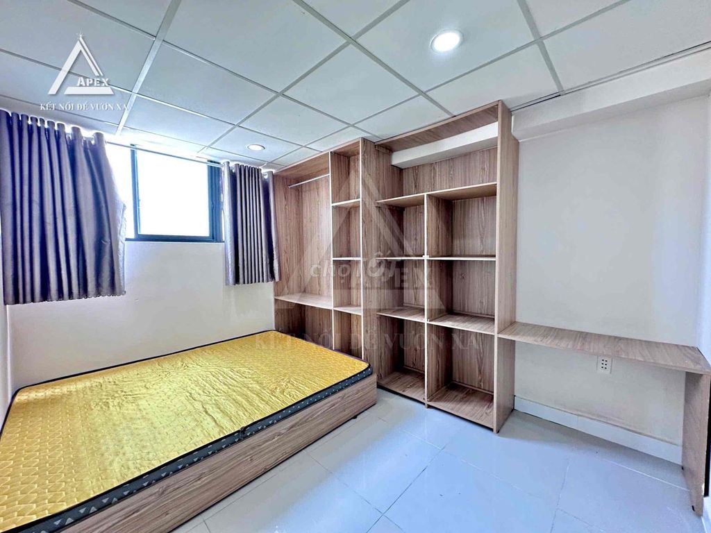 Clear. Two bedrooms. 55 meters. Right at Phan Đăng Lưu. Bình Thạnh near the market.