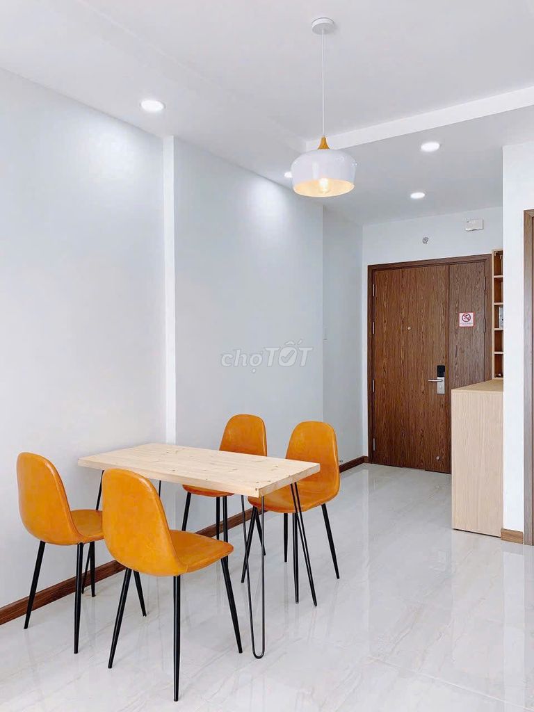 Rent the Him Lam Phú An apartment in full interior. 69 meters. Two bathrooms.
