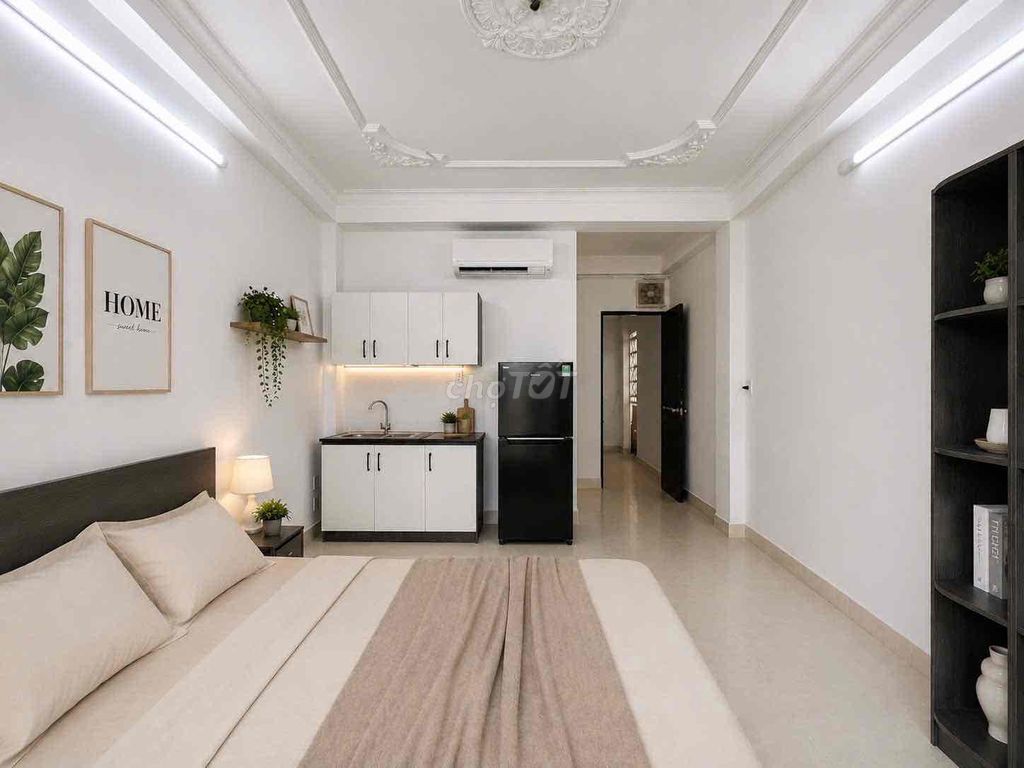 The new mini apartment is 100% in the center of Phú Nhuận.