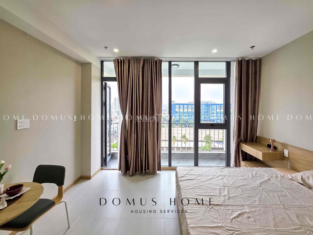Open up the modern design balcony studio