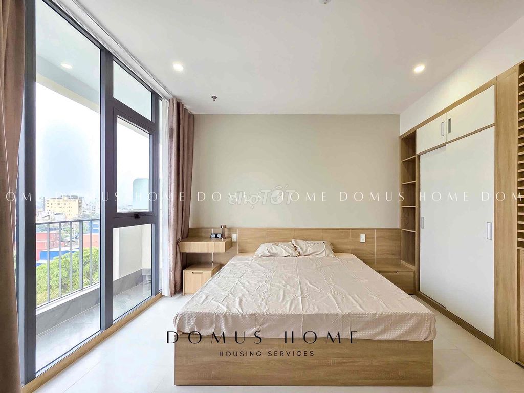 Open up the modern design balcony studio
