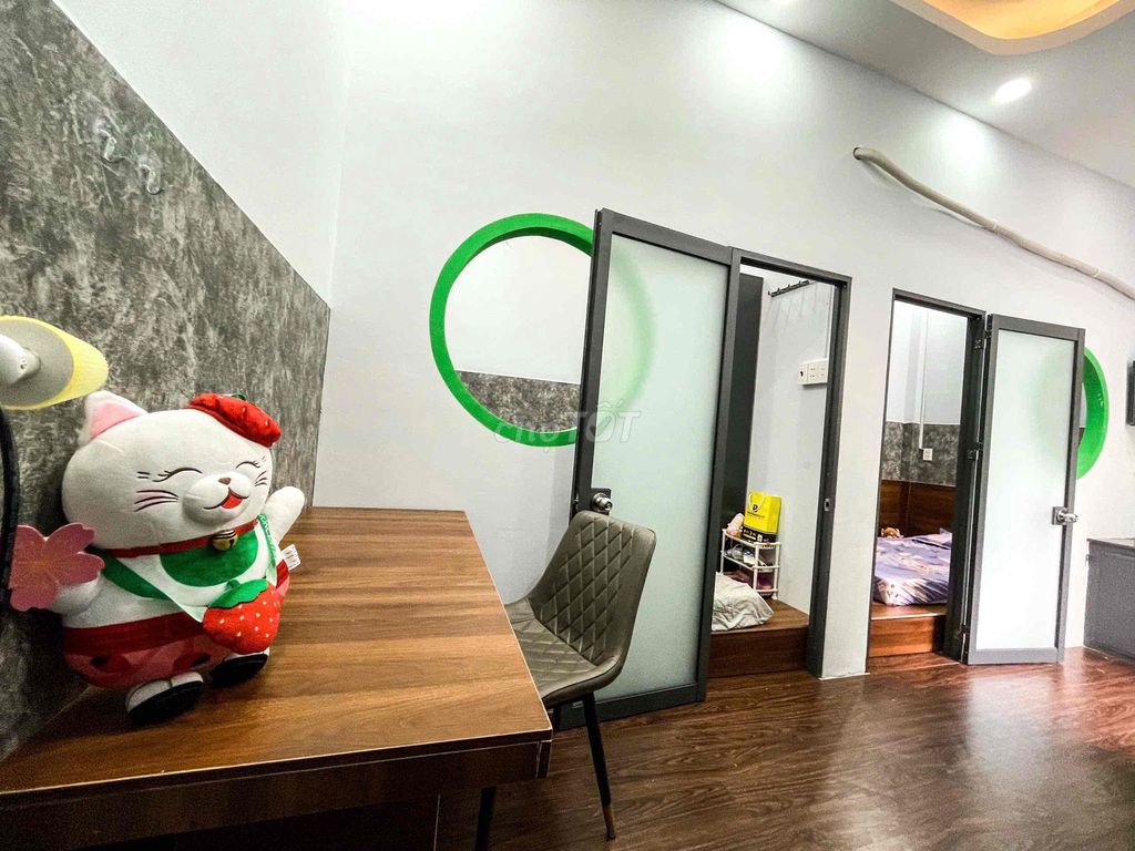 Two bedrooms. A bathroom. Ready.