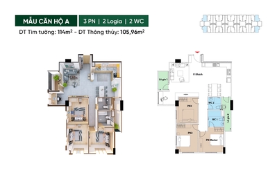 The 2nd bedroom is 85m2 for rent 6,000,000 at near the L.A.