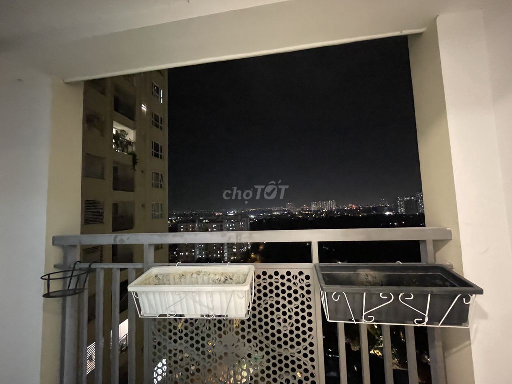 Rent Saigon Mia apartment 2 bedrooms/ 2 full interior toilets for 14 million a month.