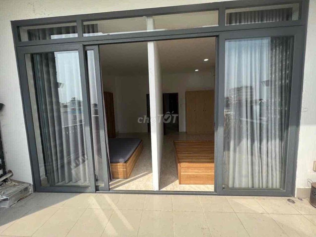 Two bedrooms. A super big balcony kitchen right down at the five-beaties.