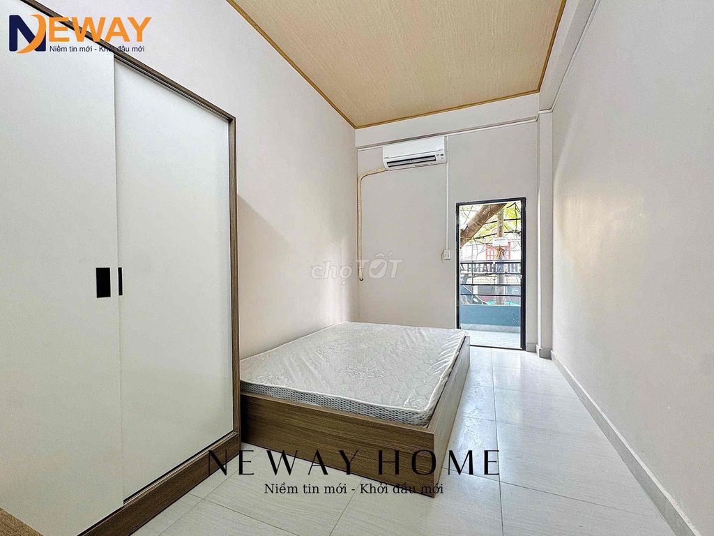 Two Thống Nhất bedrooms, Tân Phú, full interior, open balcony.