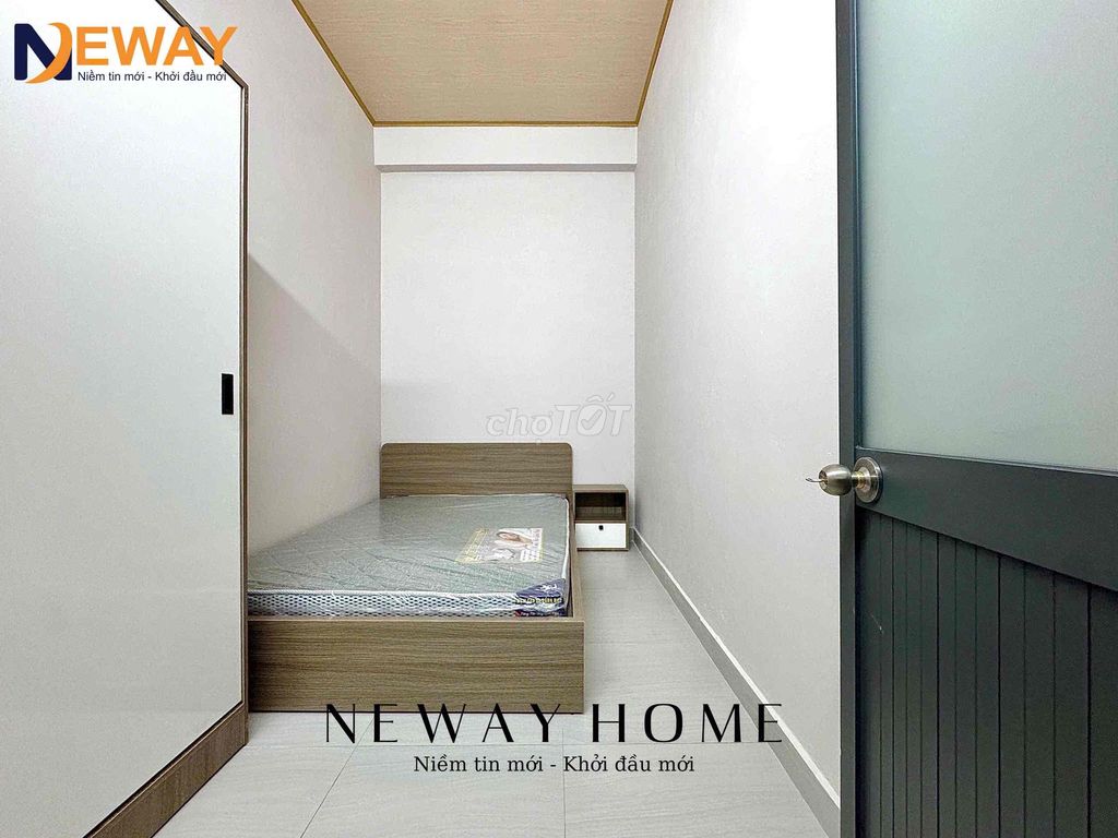 The two bedrooms are located near the University of Charitable College.