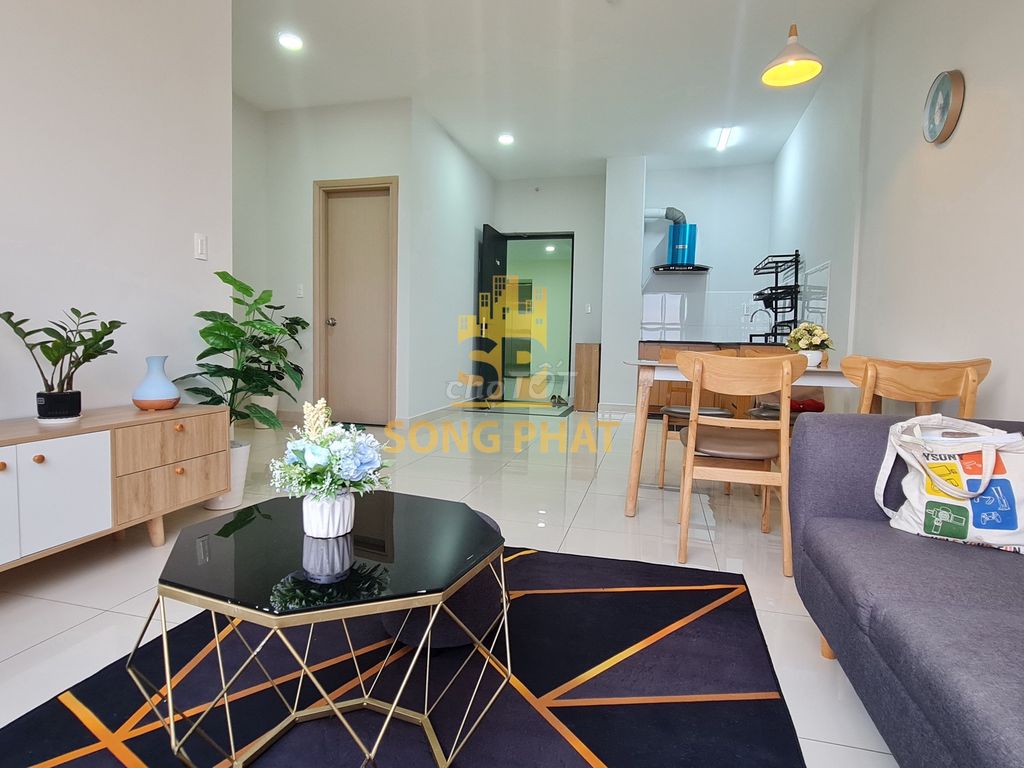 The owner rented the Green Town block B1 - 63 m/2 bedrooms, full interior, 9 million