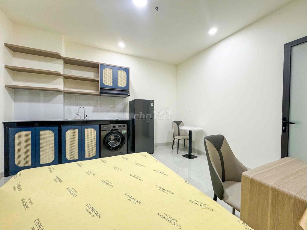The real studio is Bình Lợi – vlu cs3, private washing machine, smells kitchen