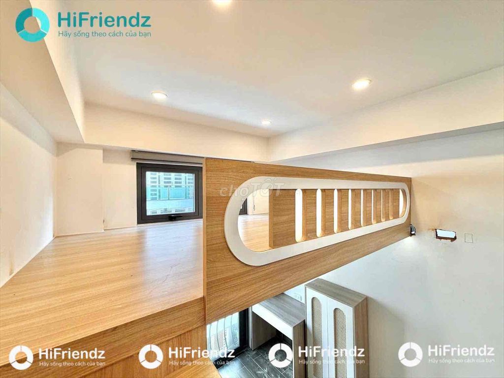 Open apartment, balcony close to dedication.