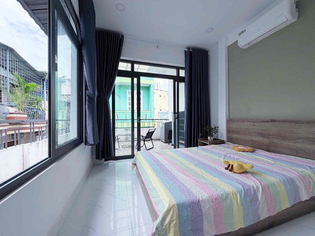 rented service apartment - 1 bedroom - full interior - balcony open lvd