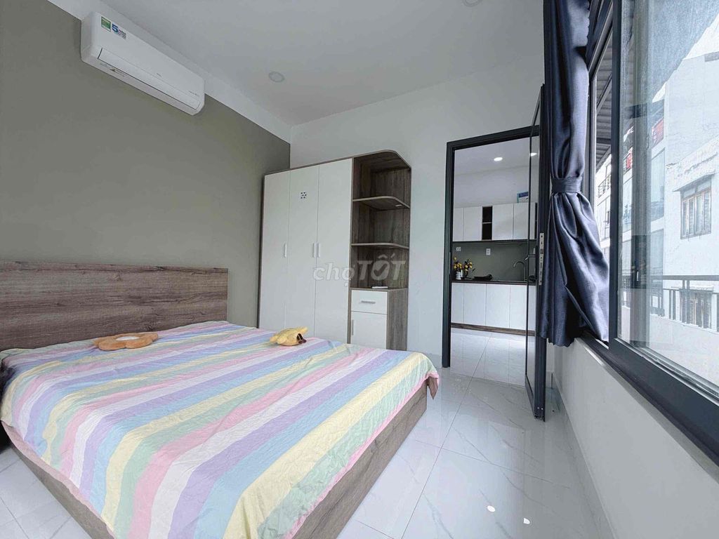 rented service apartment - 1 bedroom - full interior - balcony open lvd
