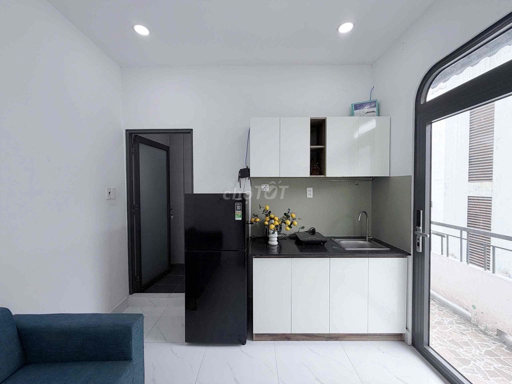 rented service apartment - 1 bedroom - full interior - balcony open lvd