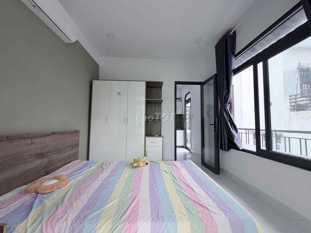 rented service apartment - 1 bedroom - full interior - balcony open lvd