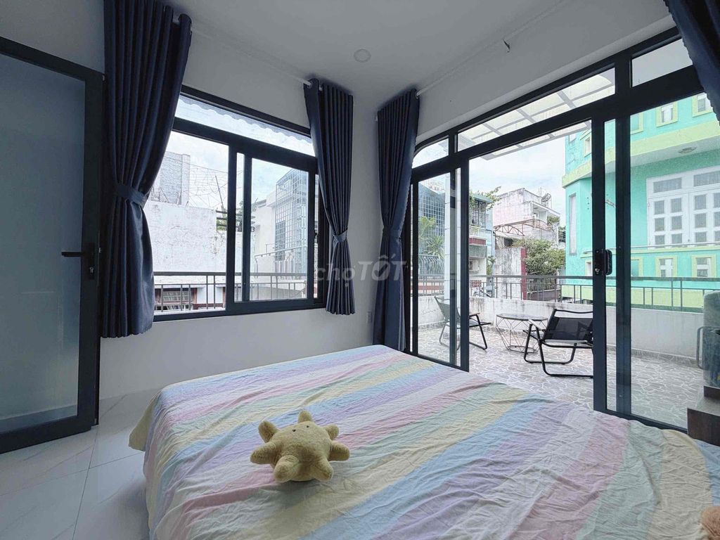 rented service apartment - 1 bedroom - full interior - balcony open lvd