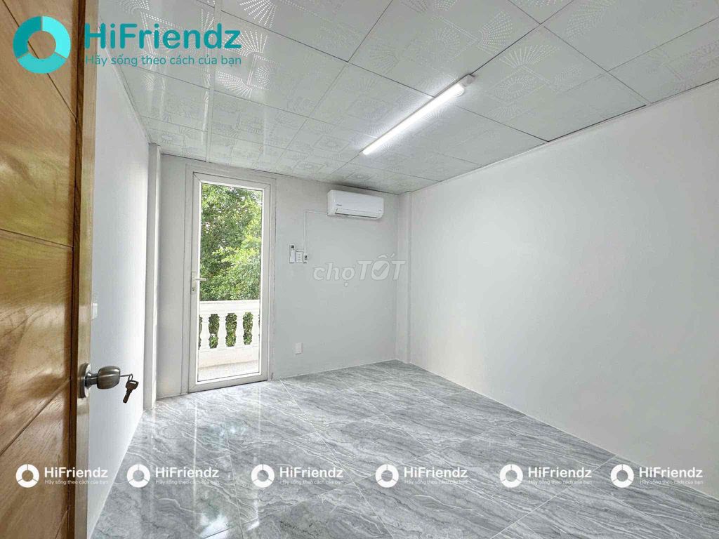 2 Phú Hữu Bedroom 9 – near the University of Science & umt www.viikii. 2 air conditioning
