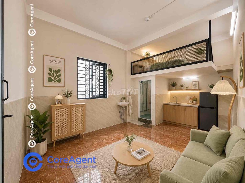 The apartment is full of furniture near aeon Tân Phú - commercial college.