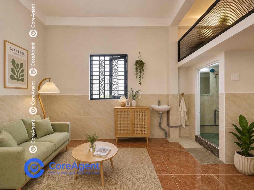 The apartment is full of furniture near aeon Tân Phú - commercial college.