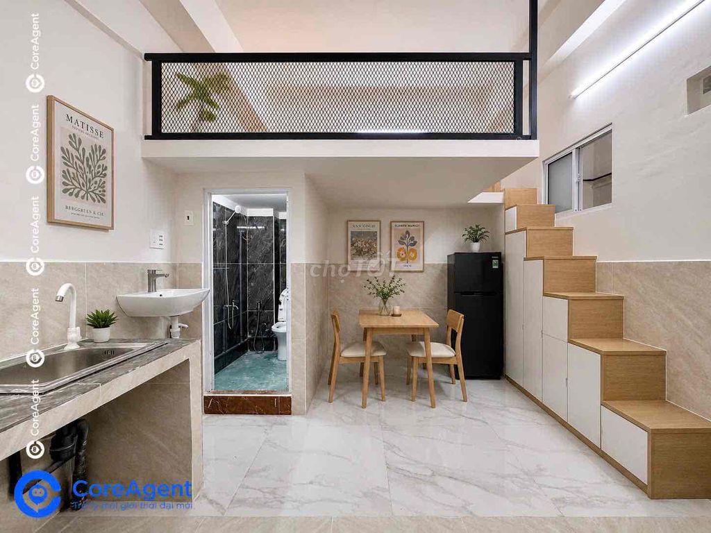 The apartment is full of furniture near aeon Tân Phú - commercial college.