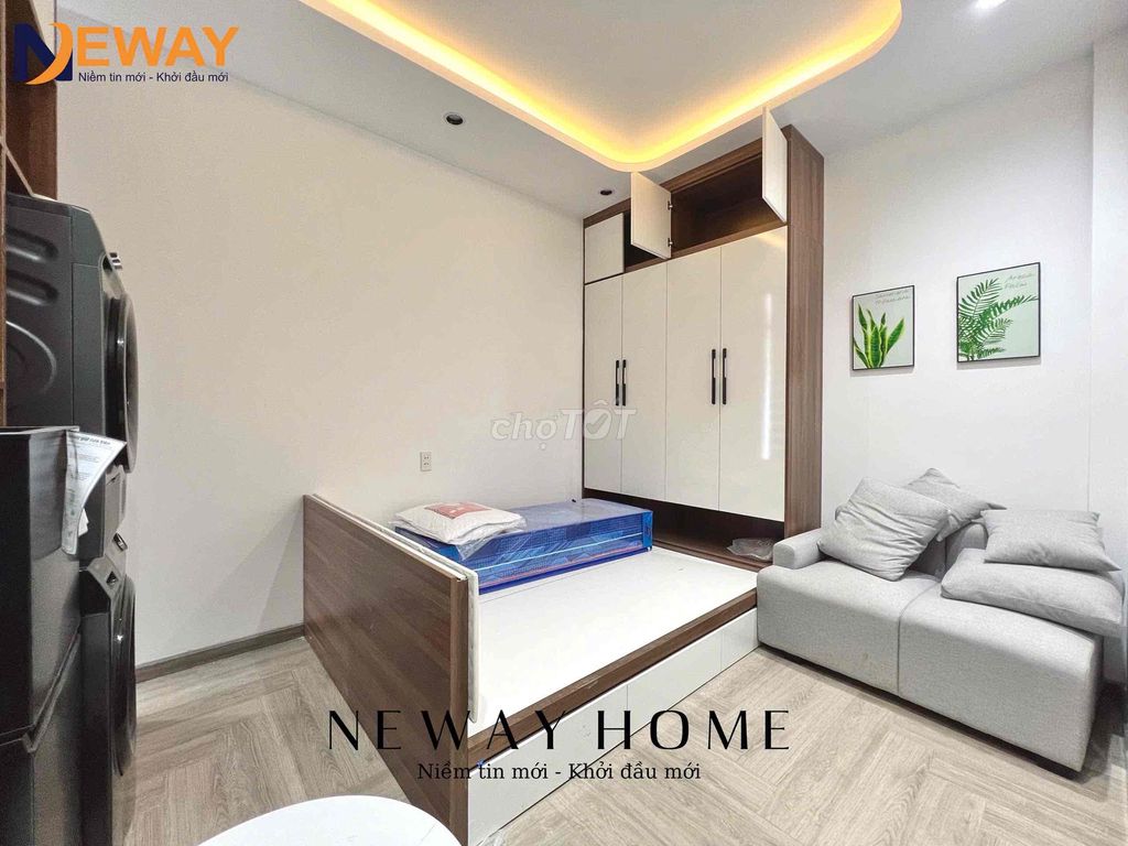 High-class service apartment - Full interior - just in the shower dress - pink pink